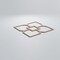 Ekena Millwork Large Olivia Decorative Fretwork Wood Wall Panels, Hickory, 23 3/8"W x 23 3/8"H x 3/8"T WALW24X24X0375OLVHI - alternate 5